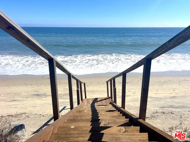 a view of balcony with ocean view