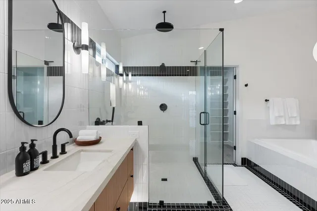 a view of a house with swimming pool and sitting area