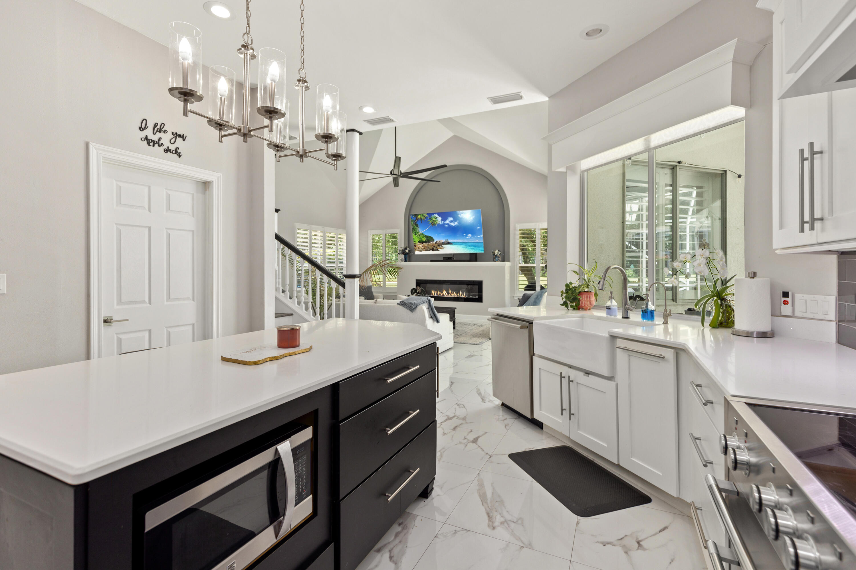 96 Garnet Place Destin, FL 32541 - Photo 18 of 90 a kitchen with a white cabinets sink and stove
