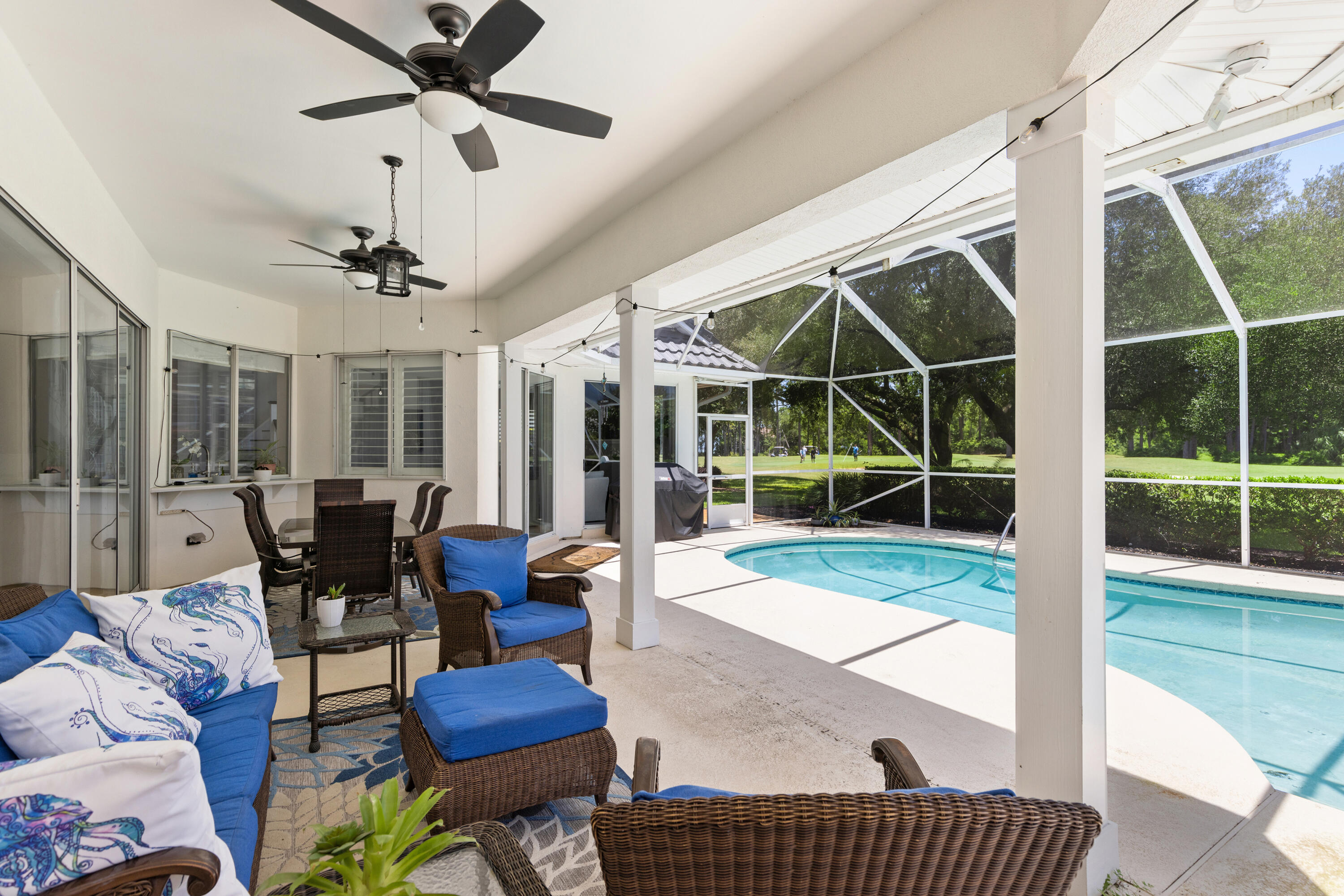 96 Garnet Place Destin, FL 32541 - Photo 61 of 90 a living room with furniture and a large window
