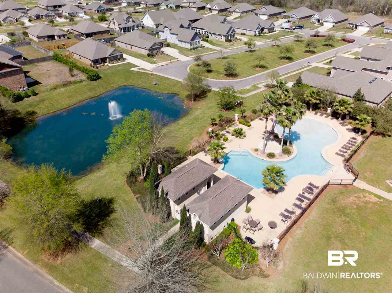 9869 Evanston Street Daphne, AL 36526 - Photo 36 of 36 Community Pool & Pond