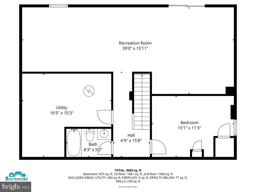 308 Arlington Court Severn, MD 21144 - Photo 39 of 39 Floor Plan