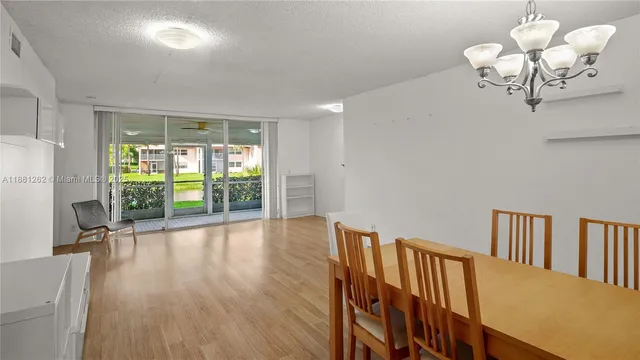 a view of hall with wooden floor