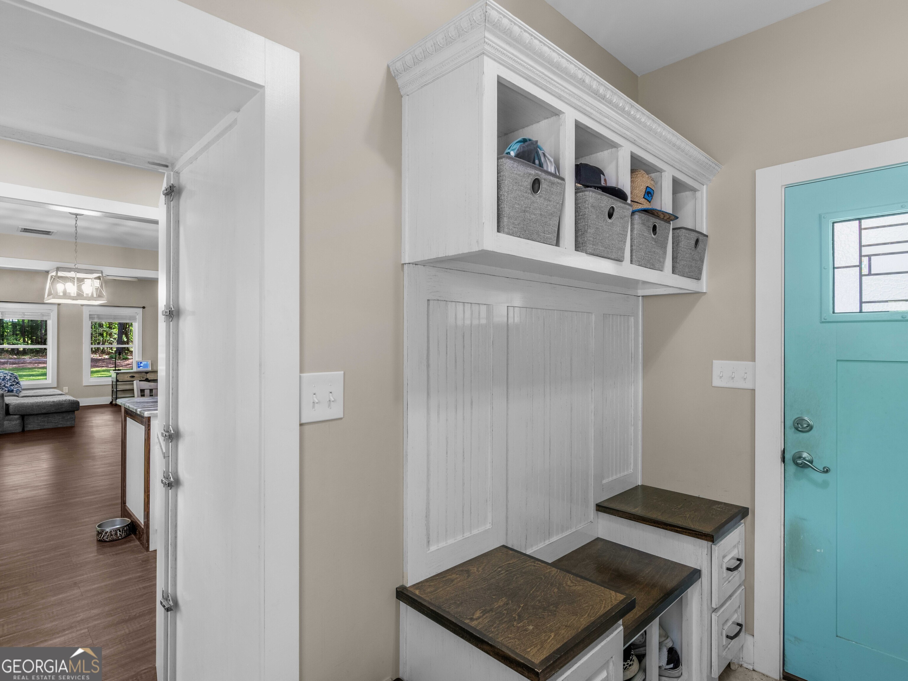 180 Preservation Avenue Jackson, GA 30233 - Photo 12 of 27 a view of a workspace with furniture and an entryway