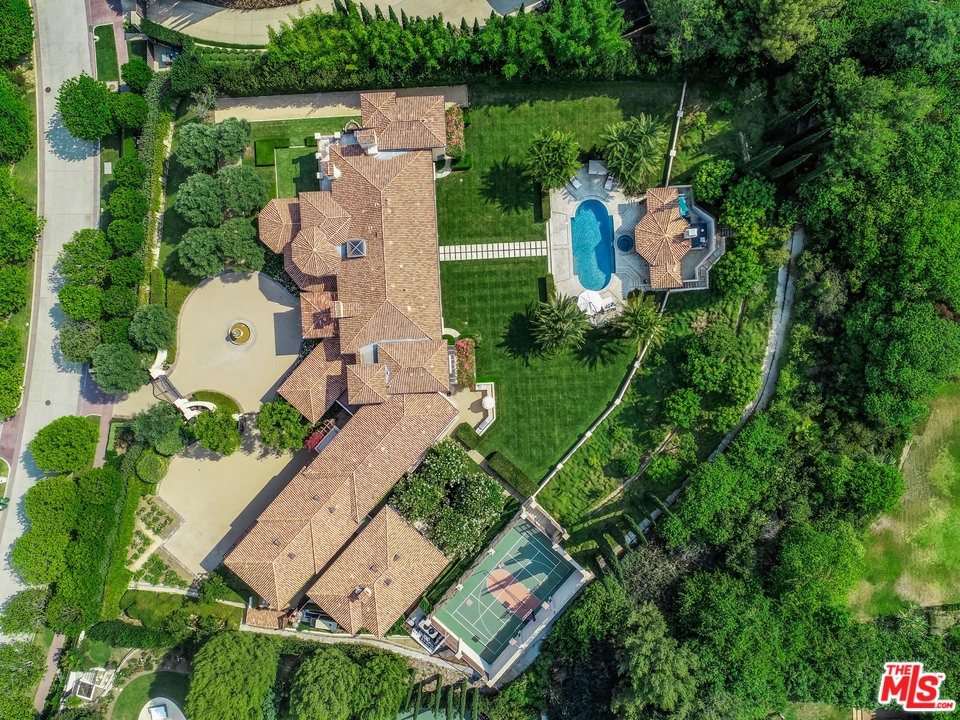 44 Beverly Park Circle Beverly Hills, CA 90210 - Photo 52 of 52 an aerial view of a house with outdoor space and street view