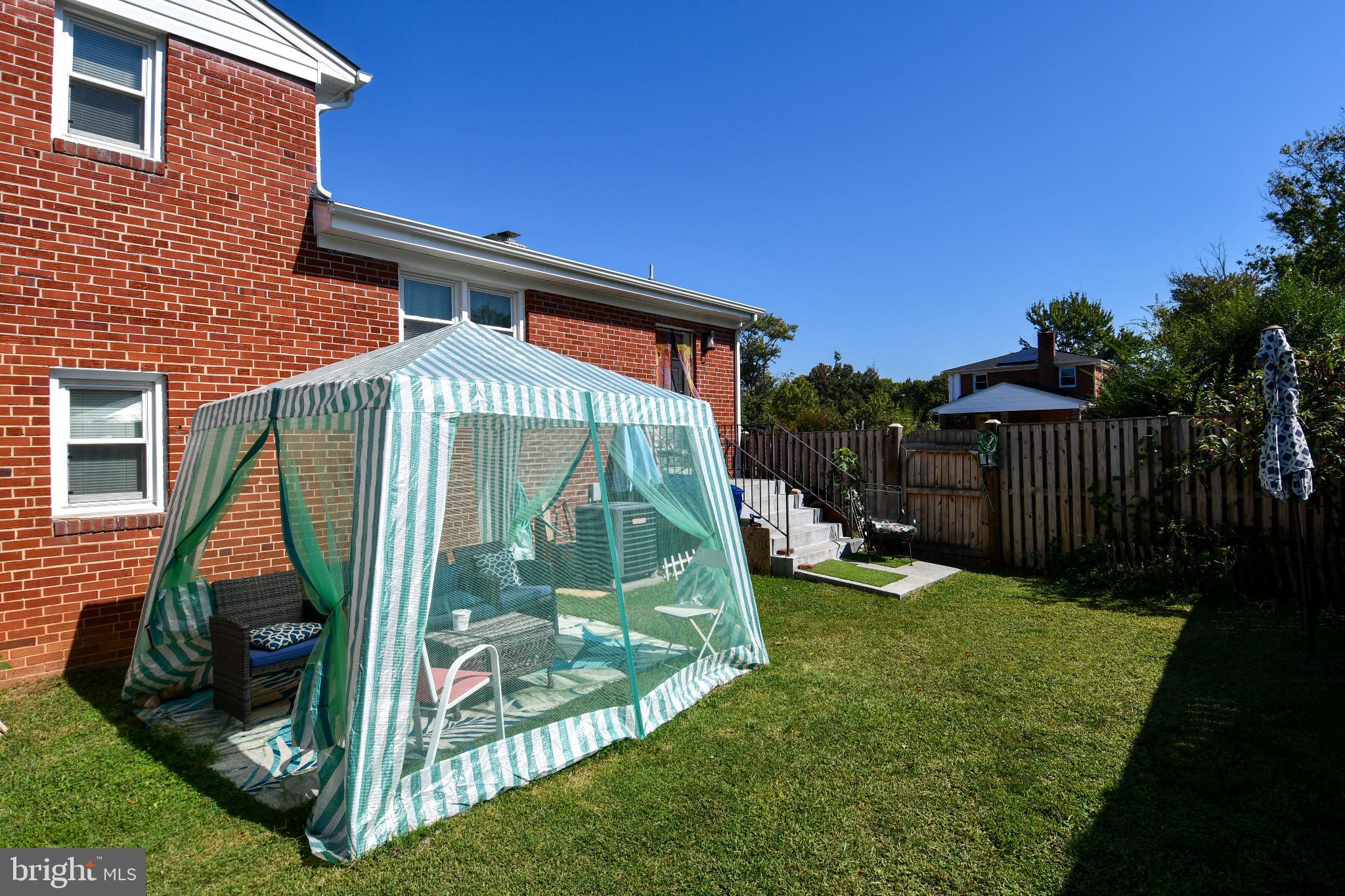 5815 Arbroath Drive Clinton, MD 20735 - Photo 24 of 46 Backyard w/ a private fence is for top floor ONLY!