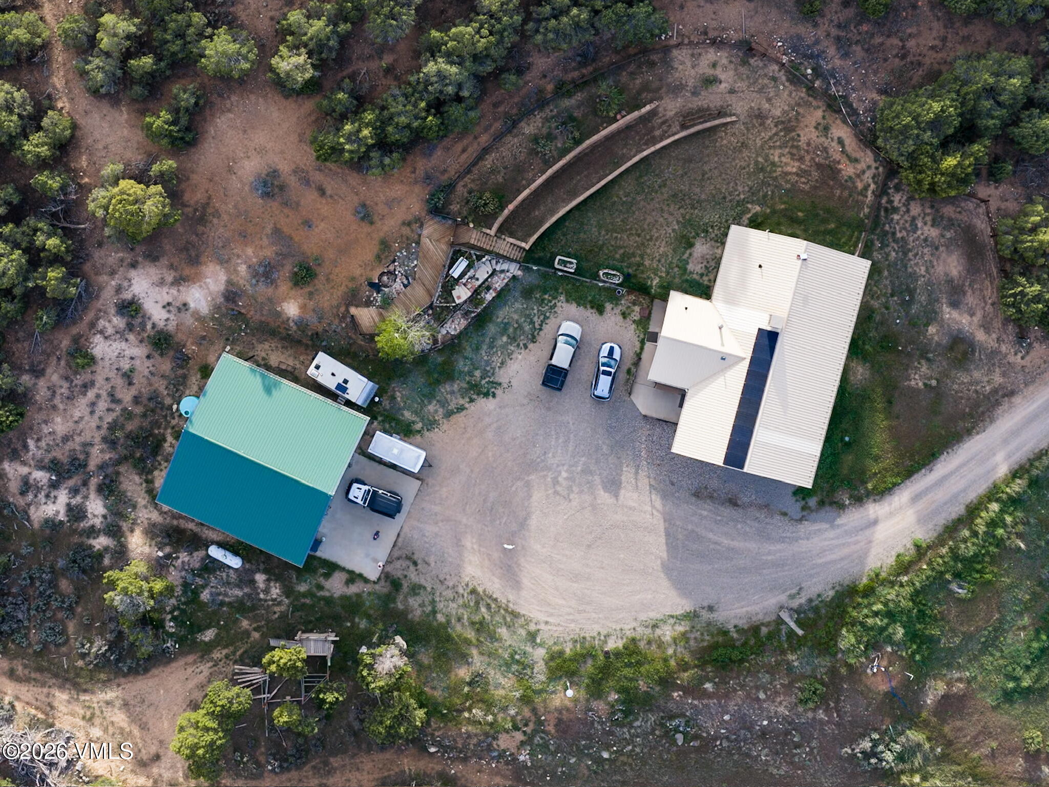 59 County Road 317 Rifle, CO 81650 - Photo 60 of 70 Home & Shop Aerial