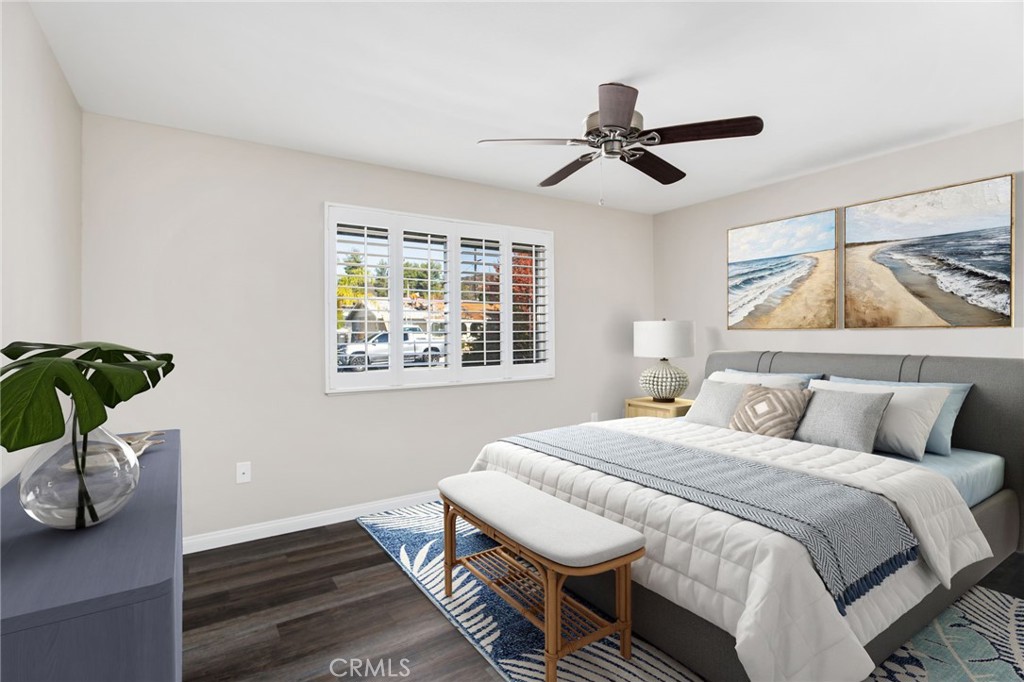 27161 Pinehurst Road Menifee, CA 92586 - Photo 20 of 35 a bedroom with a bed and a window