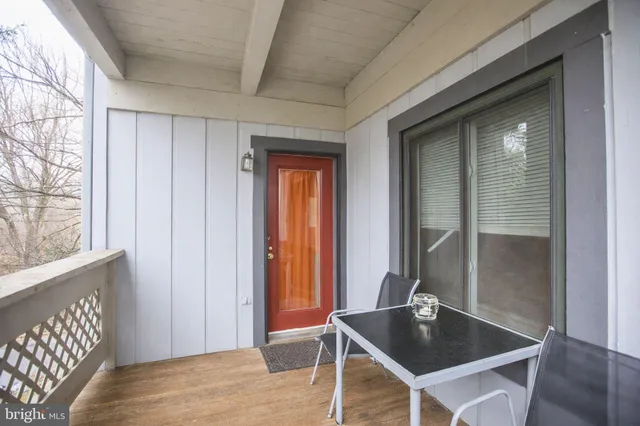 a view of front door