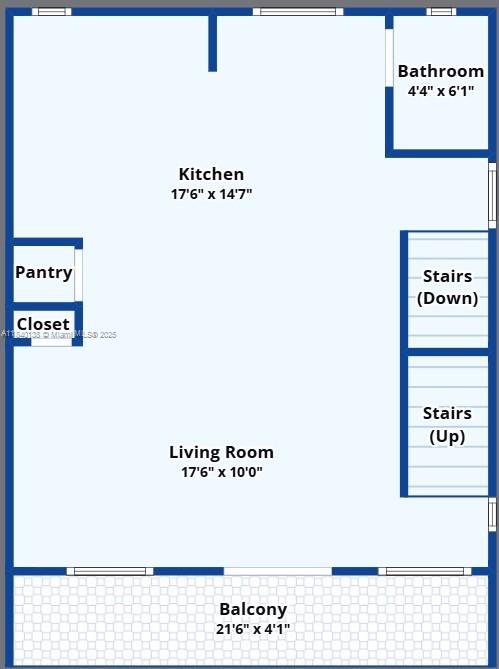 2919 Coconut Avenue, Unit 1 Miami, FL 33133 - Photo 30 of 31 Level 2 floor plan w/ approximate measurements