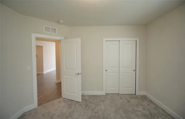 a view of an empty room