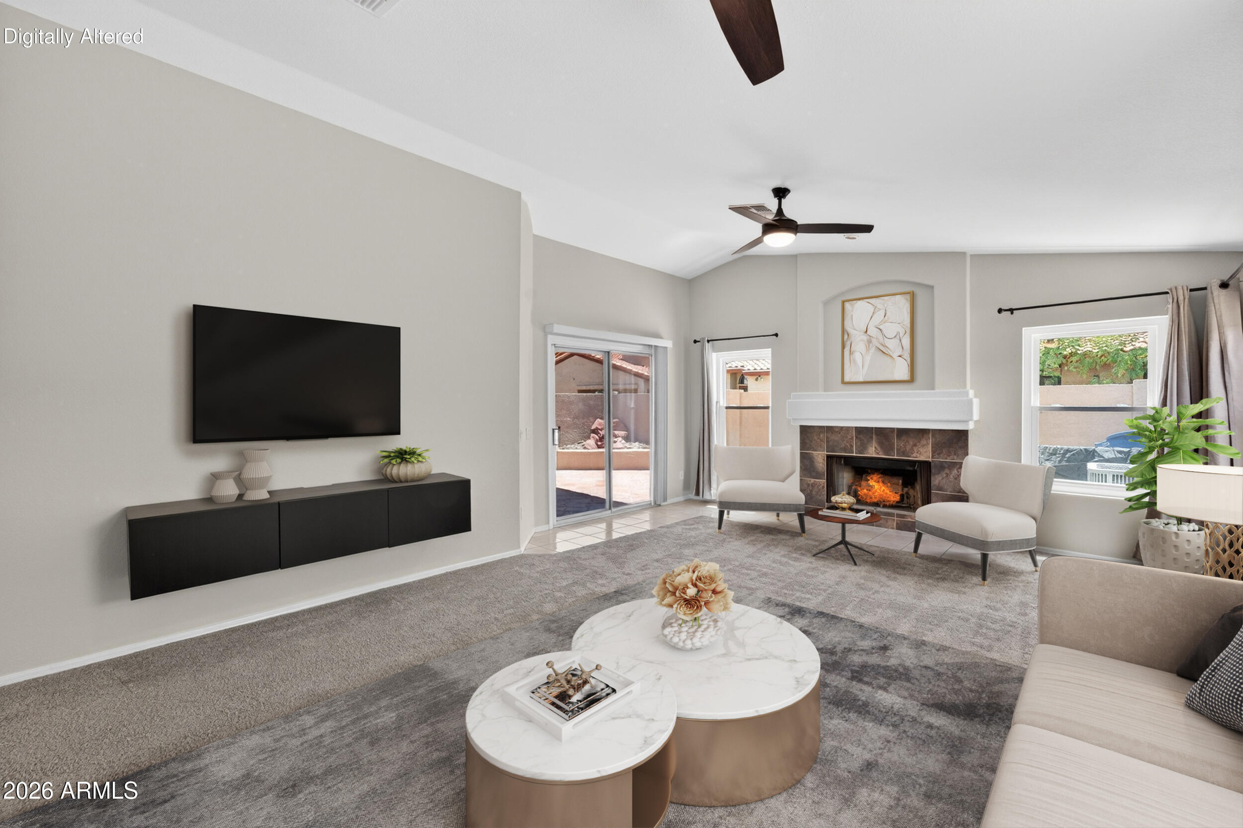 4729 West Monterey Street Chandler, AZ 85226 - Photo 20 of 50 a living room with furniture and a flat screen tv