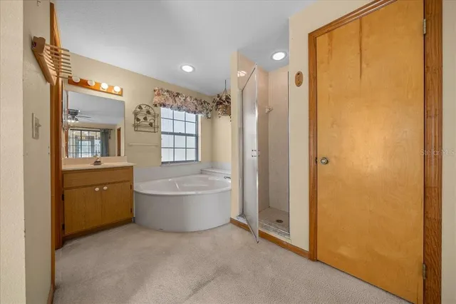 a view of a house with a yard and large tree