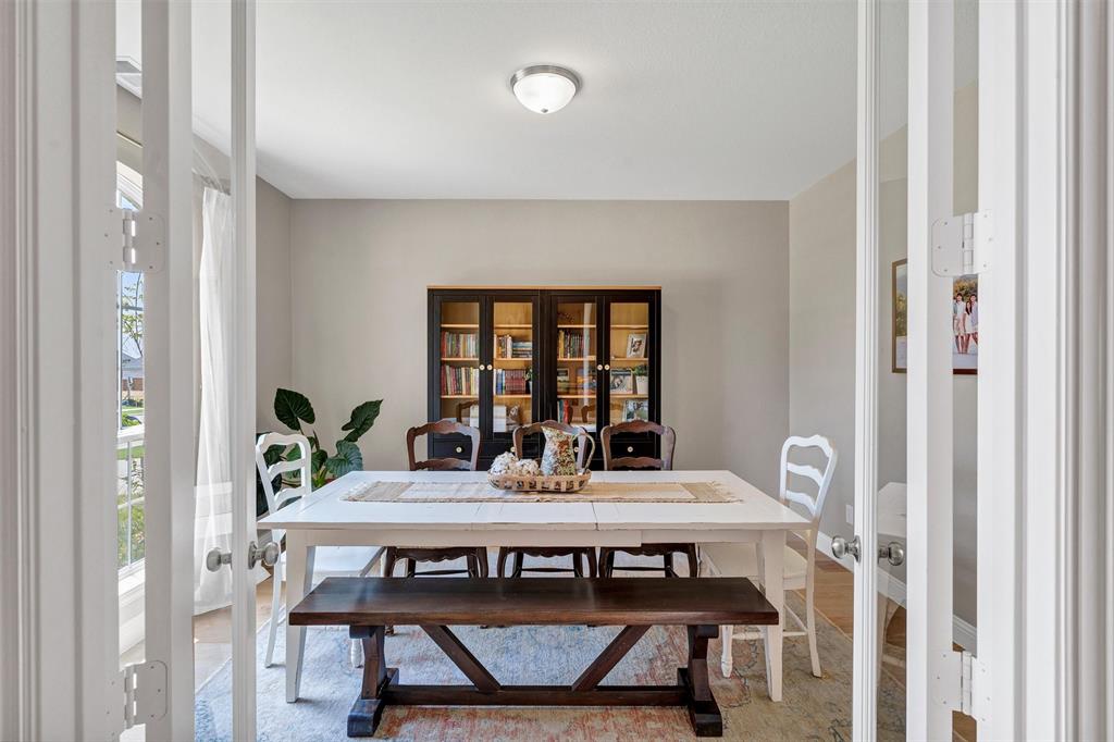 136 Derrett Lane Rhome, TX 76078 - Photo 6 of 40 a view of a dining room with furniture and window