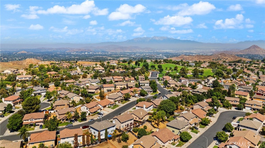 5922 Abernathy Drive Riverside, CA 92507 - Photo 28 of 29 an aerial view of residential building and trees around
