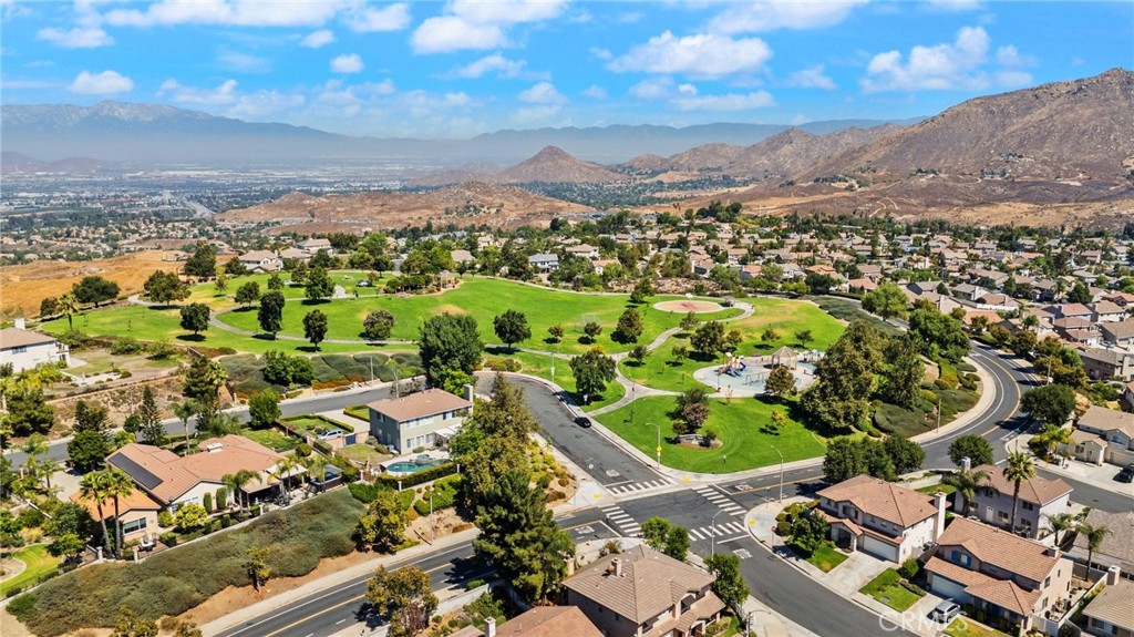 5922 Abernathy Drive Riverside, CA 92507 - Photo 29 of 29 an aerial view of residential houses with outdoor space