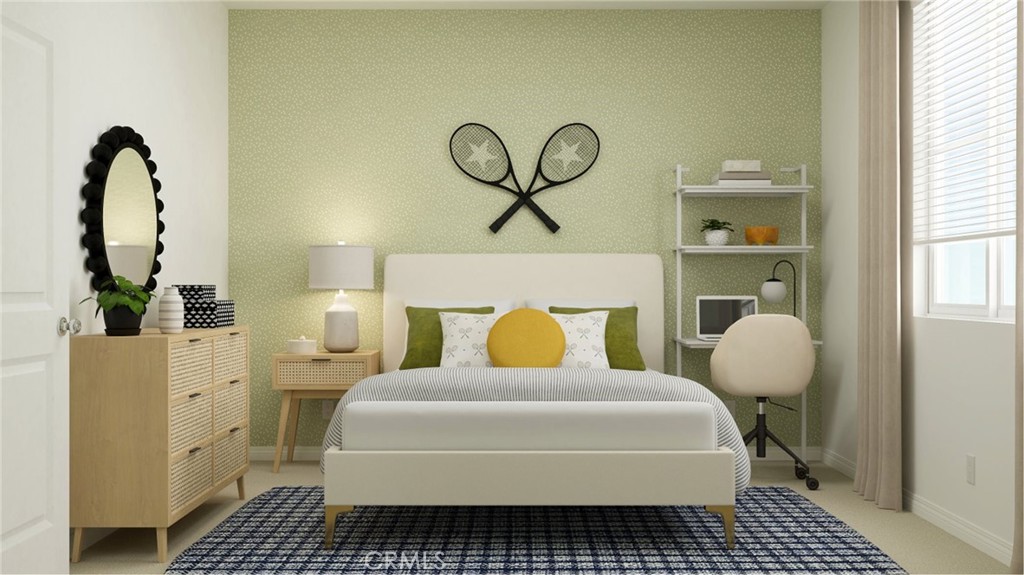 369 Deer Lane Way Perris, CA 92570 - Photo 9 of 15 a bedroom with a bed and dresser with mirror