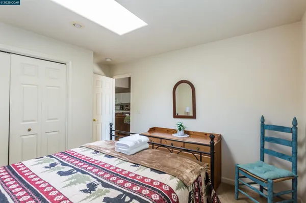 a house view with a seating space