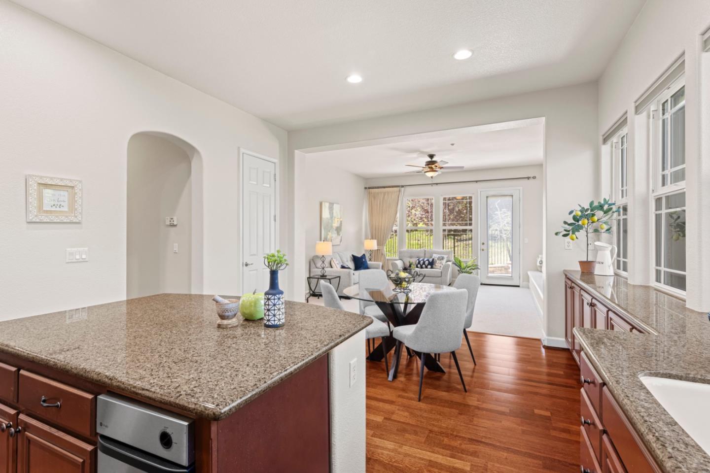 7071 Eagle Ridge Drive Gilroy, CA 95020 - Photo 23 of 72 a view of a dining room with furniture window and wooden floor