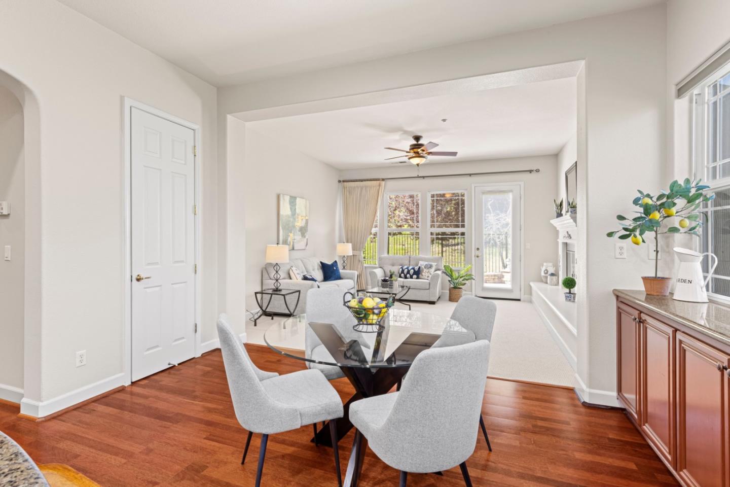 7071 Eagle Ridge Drive Gilroy, CA 95020 - Photo 26 of 72 a view of a dining room with furniture and wooden floor