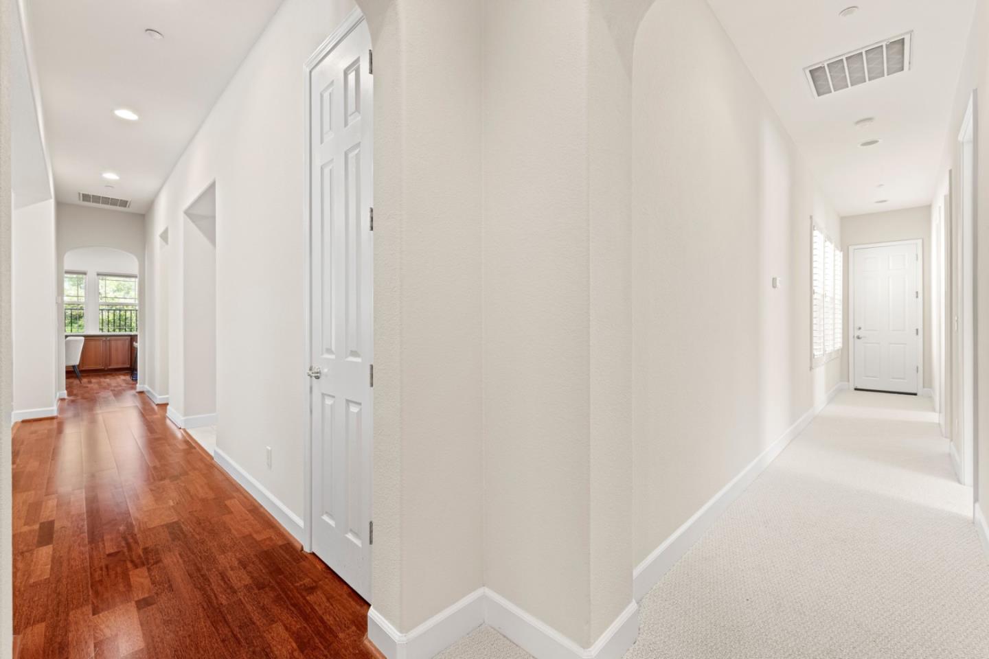 7071 Eagle Ridge Drive Gilroy, CA 95020 - Photo 32 of 72 a view of a hallway with wooden floor