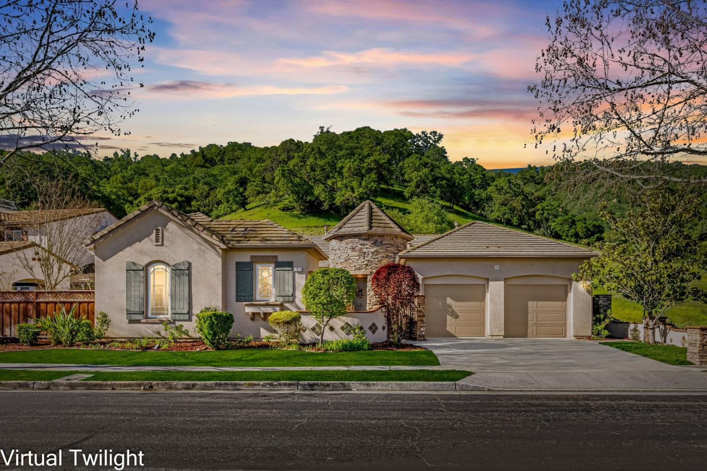 7071 Eagle Ridge Drive Gilroy, CA 95020 - Photo 61 of 72 a front view of a house with a garden