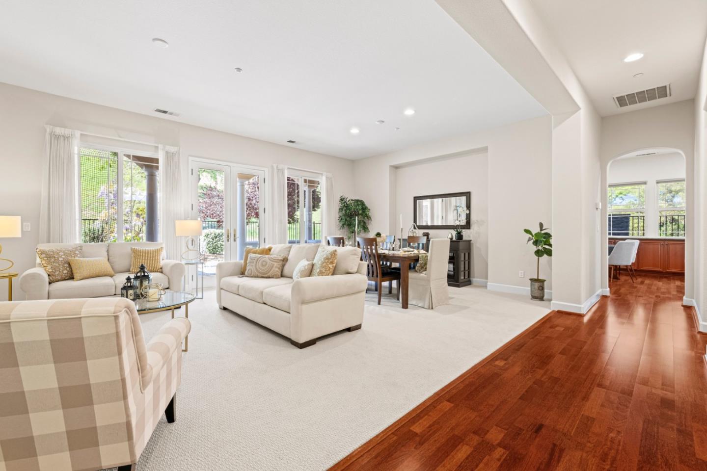 7071 Eagle Ridge Drive Gilroy, CA 95020 - Photo 10 of 72 a living room with furniture and wooden floor