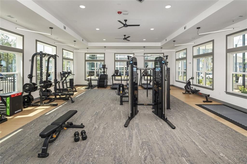 191 Commerce Drive, Unit B1 Villa Rica, GA 30180 - Photo 18 of 30 a view of a room with gym equipment