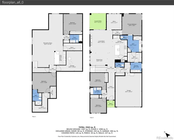 $975,000 | 3429 Goodyear Street, Castle Rock, CO 80109