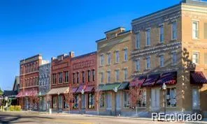 a view of a building with a street