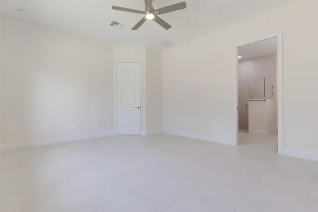 a view of an empty room