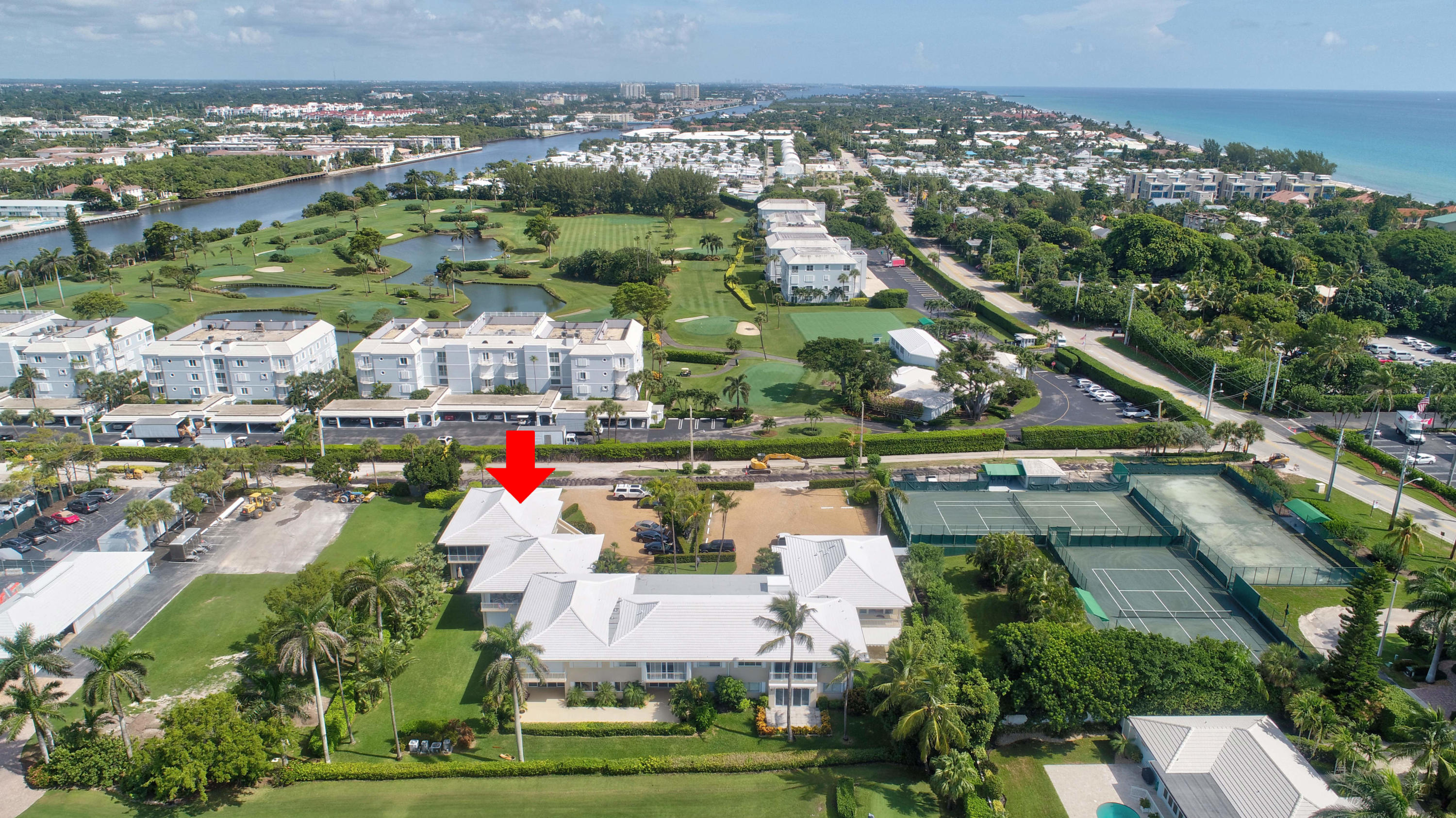 200 Little Club Road, Unit 1 Gulf Stream, FL 33483 - Photo 39 of 41 AERIAL VIEW