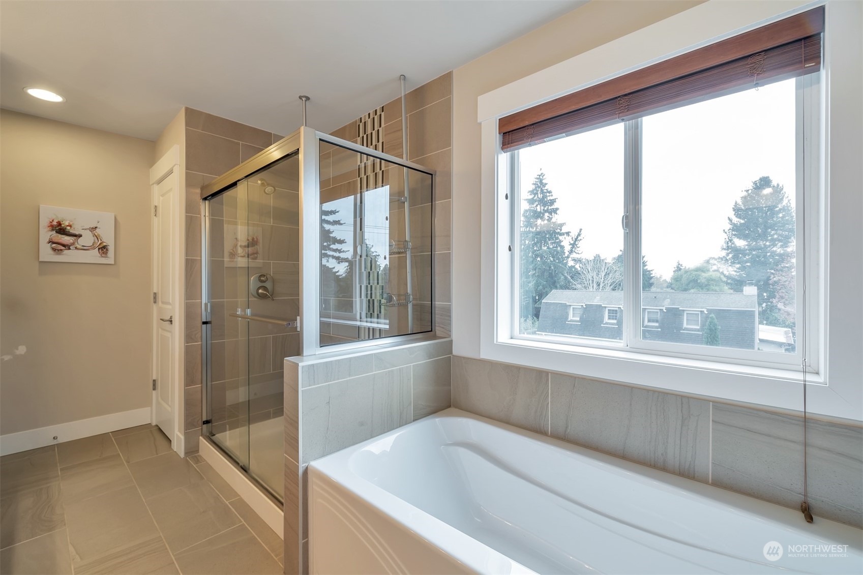 13508 6th Avenue Southwest Burien, WA 98146 - Photo 32 of 39 a bathroom with a bathtub and a shower
