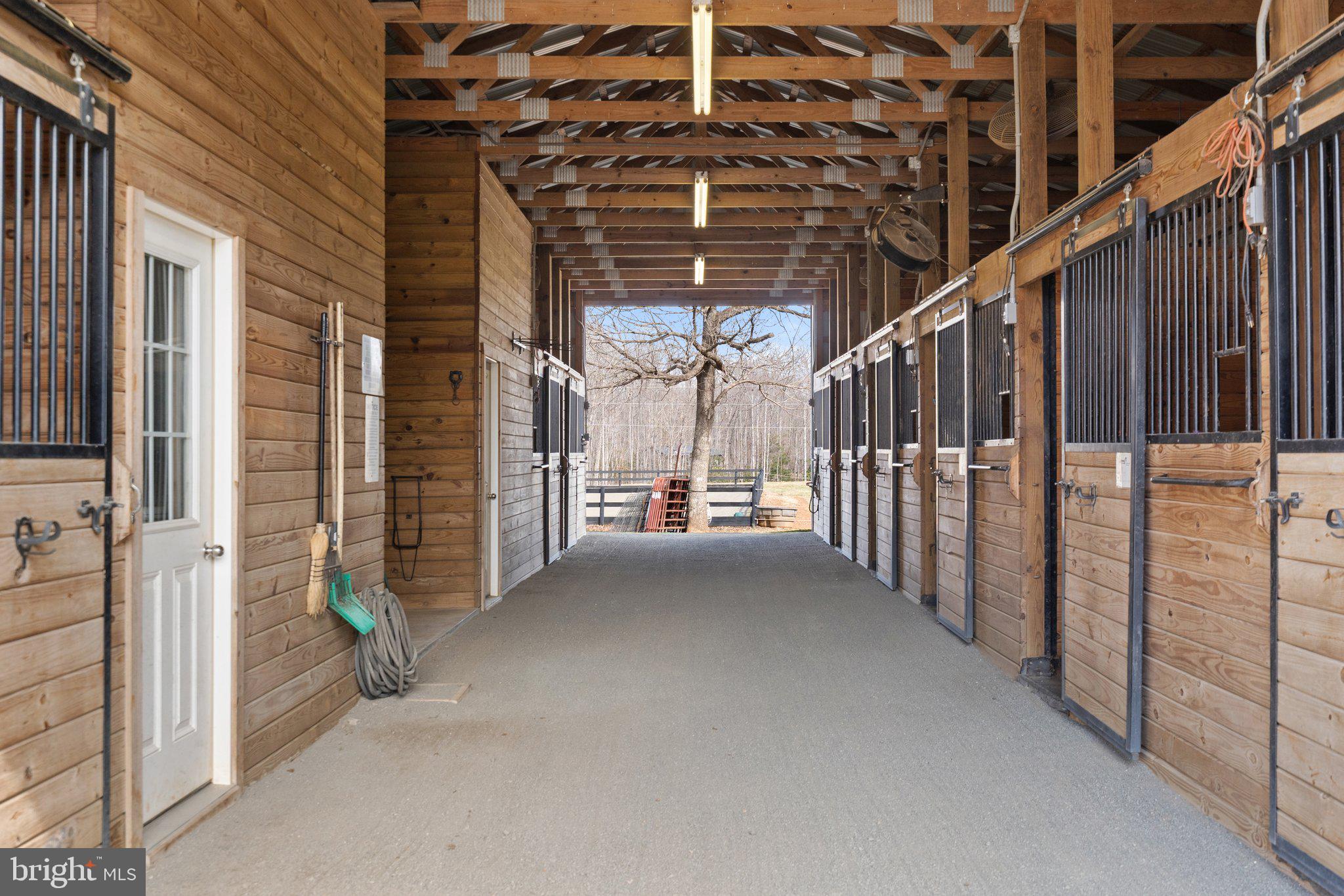 9107 Grasty Gold Mine Road Rhoadesville, VA 22542 - Photo 46 of 54 9 Stalls with Mats and Fans