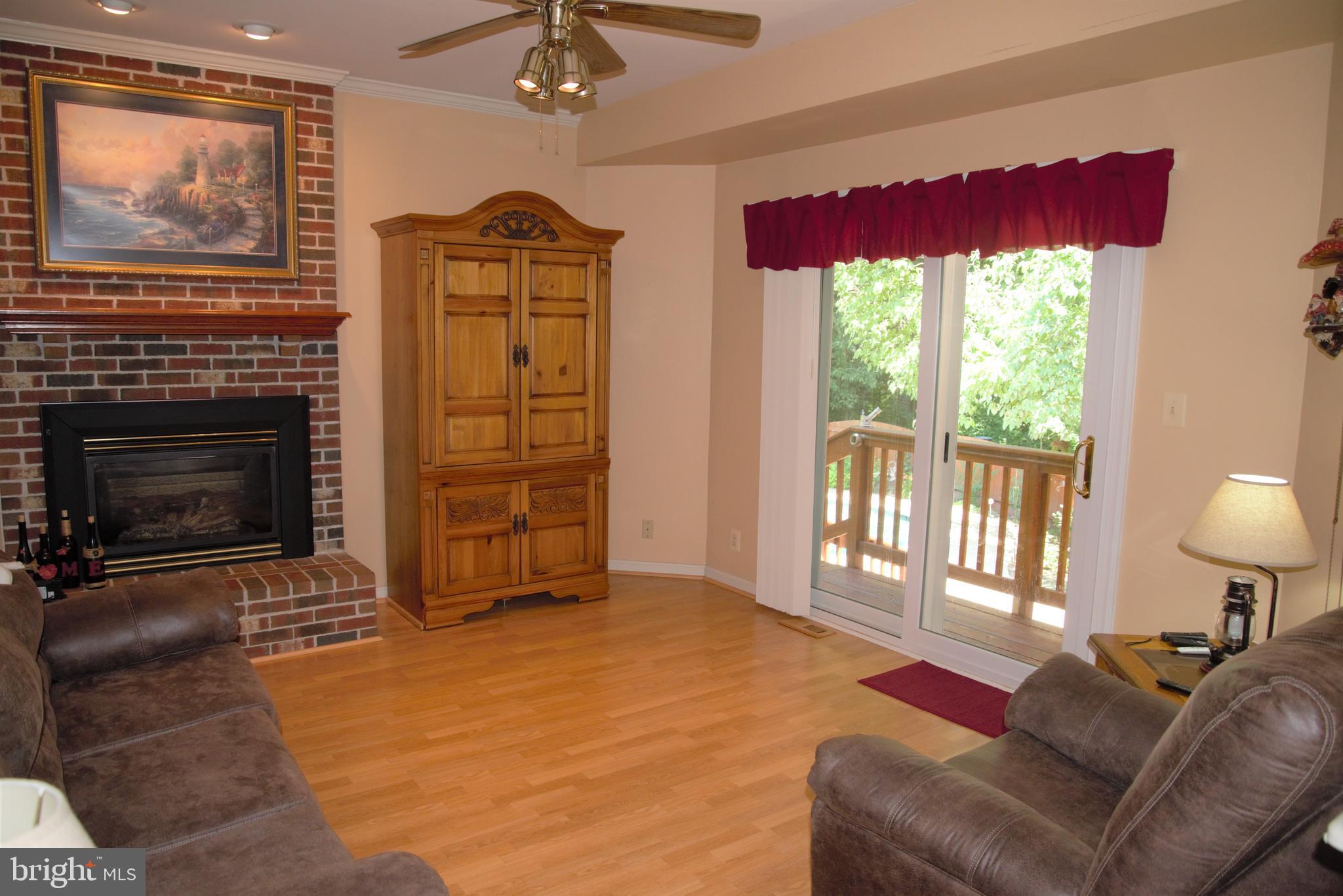 11 Ridgeway Road Stafford, VA 22556 - Photo 14 of 61 Family Room with Stone Fireplace