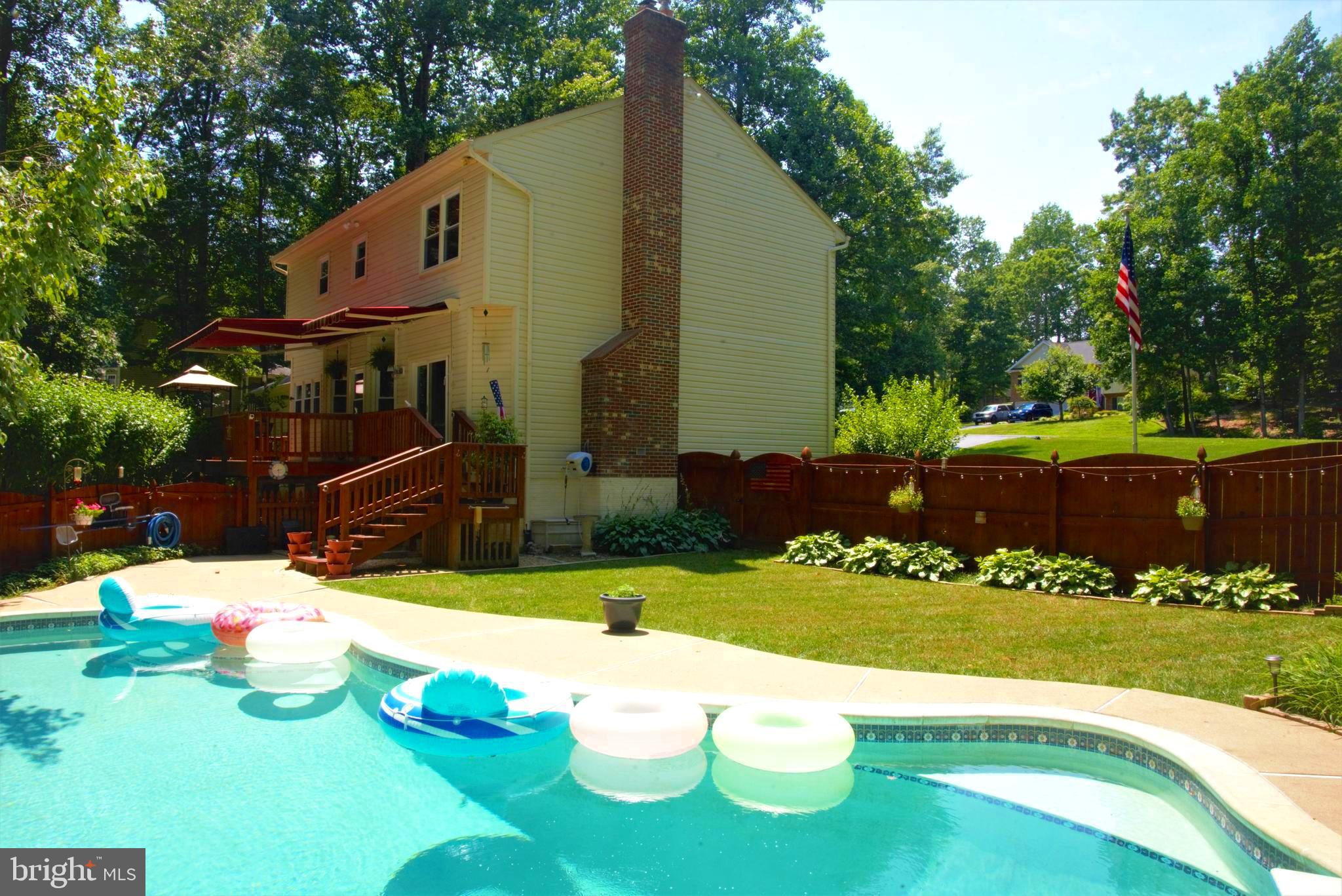 11 Ridgeway Road Stafford, VA 22556 - Photo 5 of 61 Pool and Yard View
