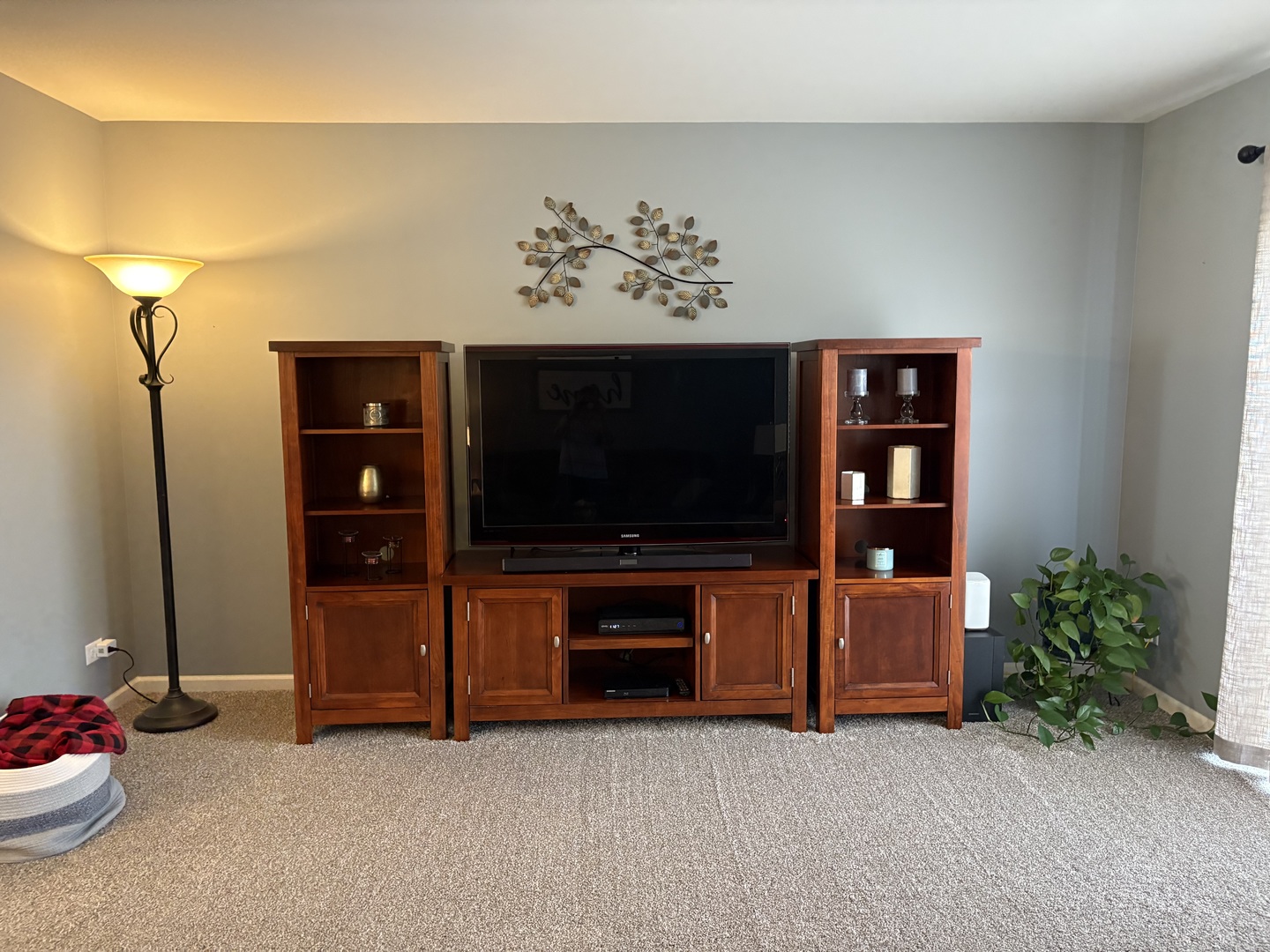 582 Spring Leaf Drive Joliet, IL 60431 - Photo 6 of 25 a living room with furniture and a flat screen tv