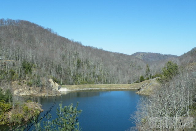 1459 Pine Ridge Road Beech Mountain, NC 28604 - Photo 16 of 25 a view of a lake with mountains in the background