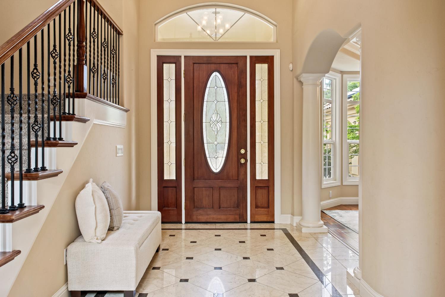 9003 Cedar Ridge Drive Granite Bay, CA 95746 - Photo 9 of 65 a living room with furniture and a painting on the wall