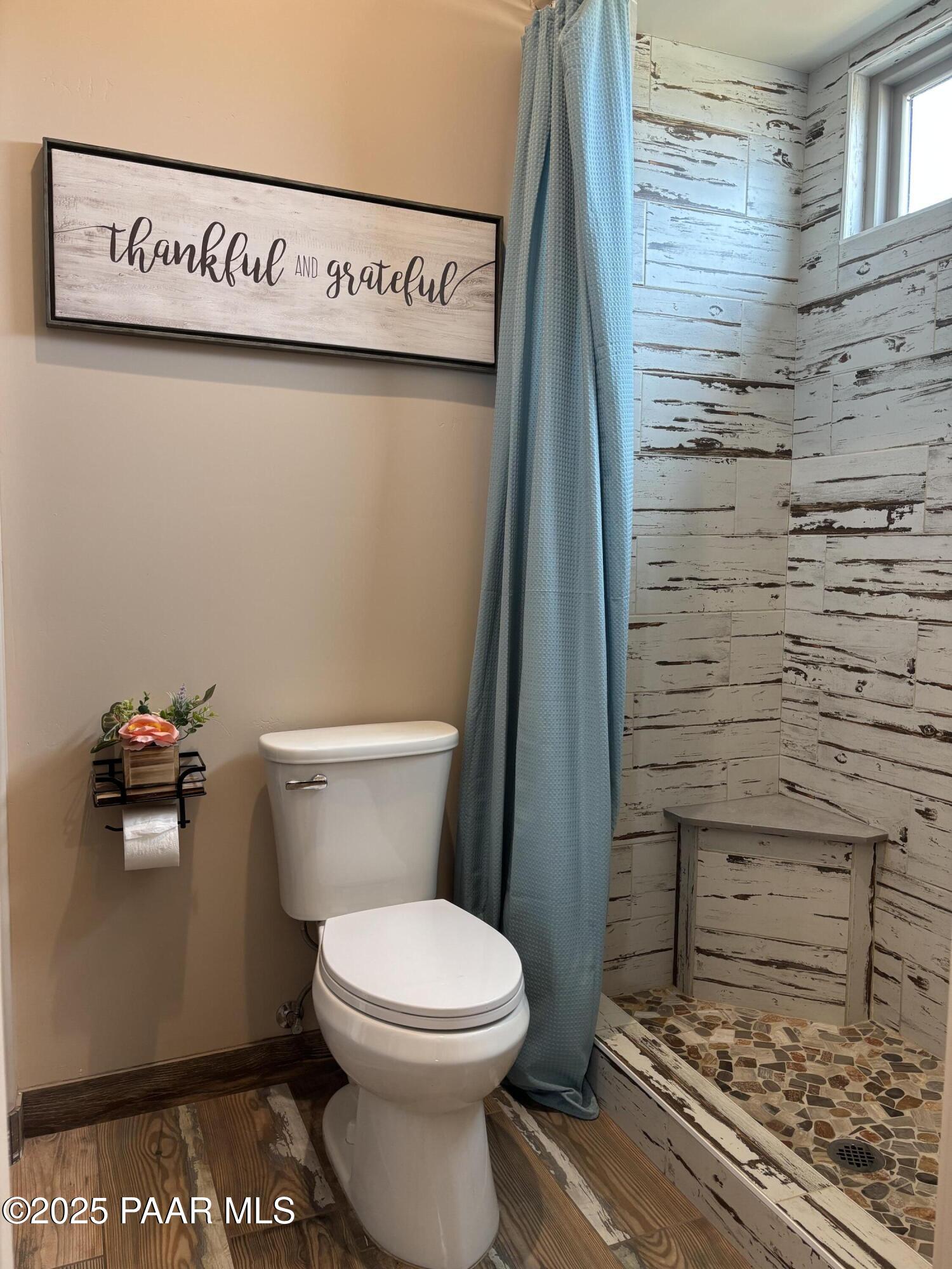 14994 North Hope Rose Road Prescott, AZ 86305 - Photo 19 of 33 a bathroom with a toilet and a shower