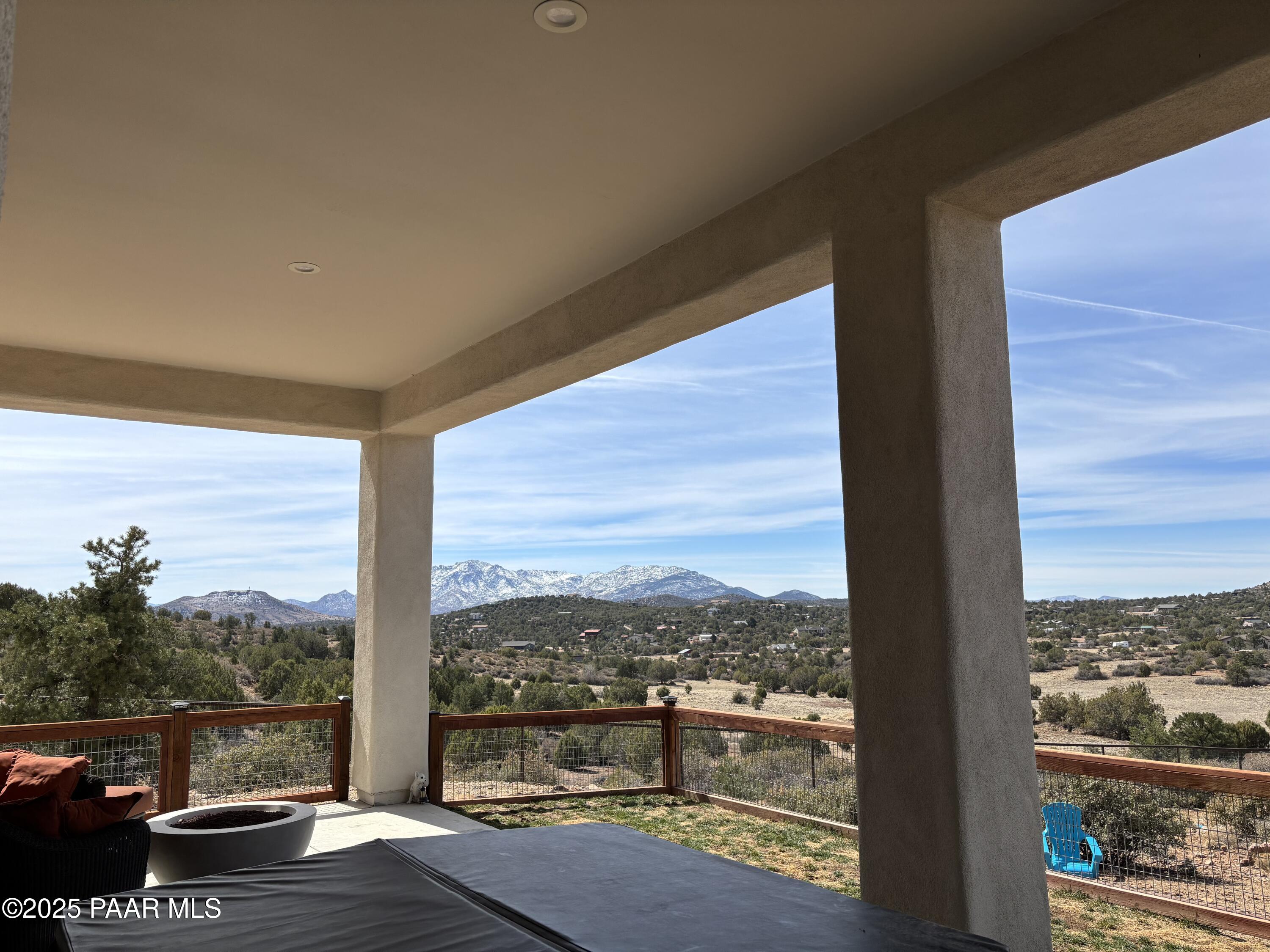 14994 North Hope Rose Road Prescott, AZ 86305 - Photo 24 of 33 a view of a city from a balcony