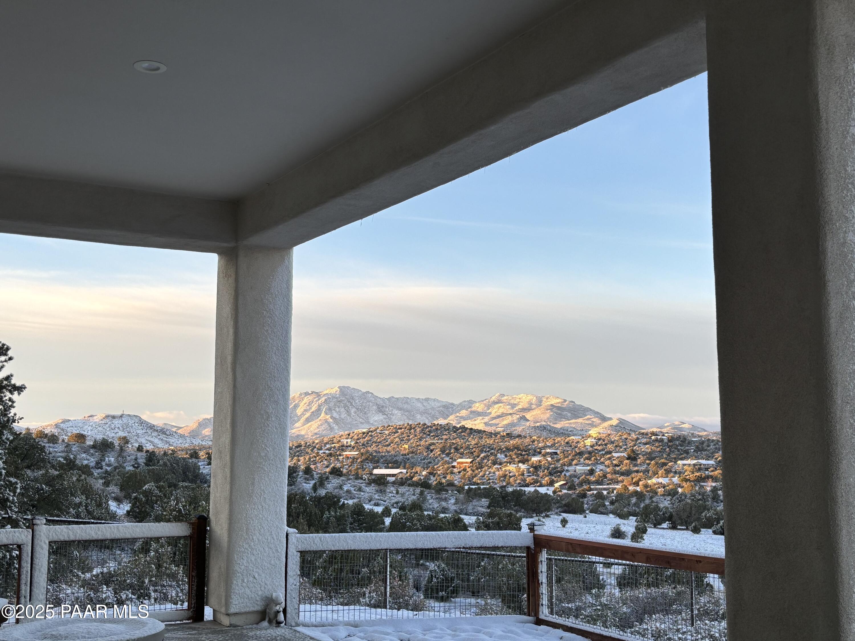 14994 North Hope Rose Road Prescott, AZ 86305 - Photo 27 of 33 a view of a city from a balcony