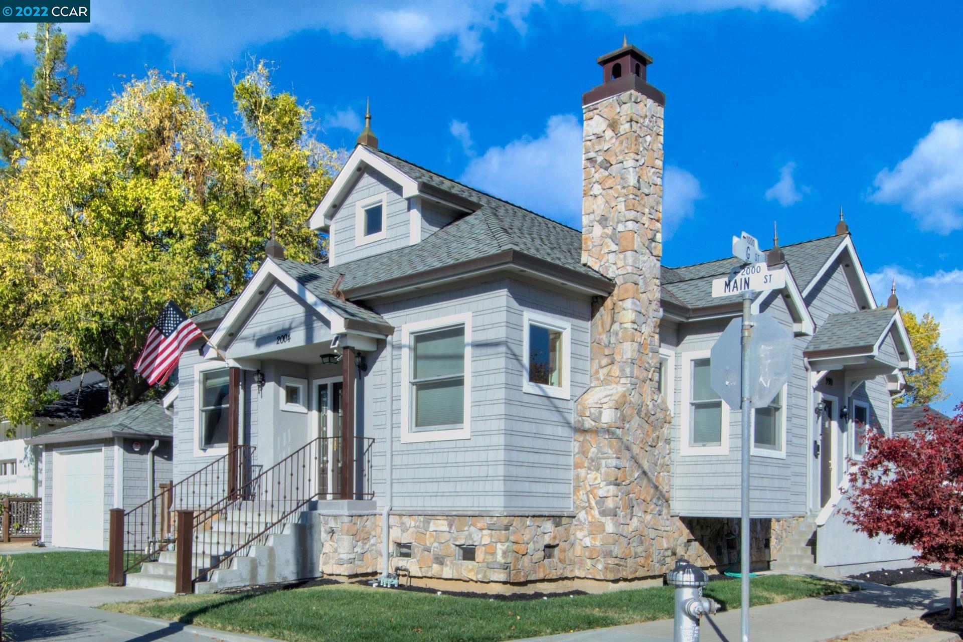 2004 Main Street Napa, CA 94559 - Photo 2 of 7 a front view of a house with a yard