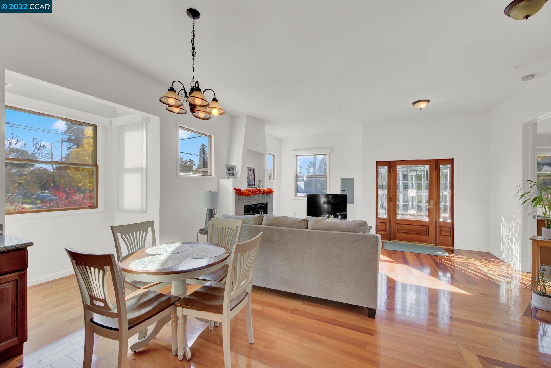 2004 Main Street Napa, CA 94559 - Photo 4 of 7 a view of a dining room with furniture window and wooden floor