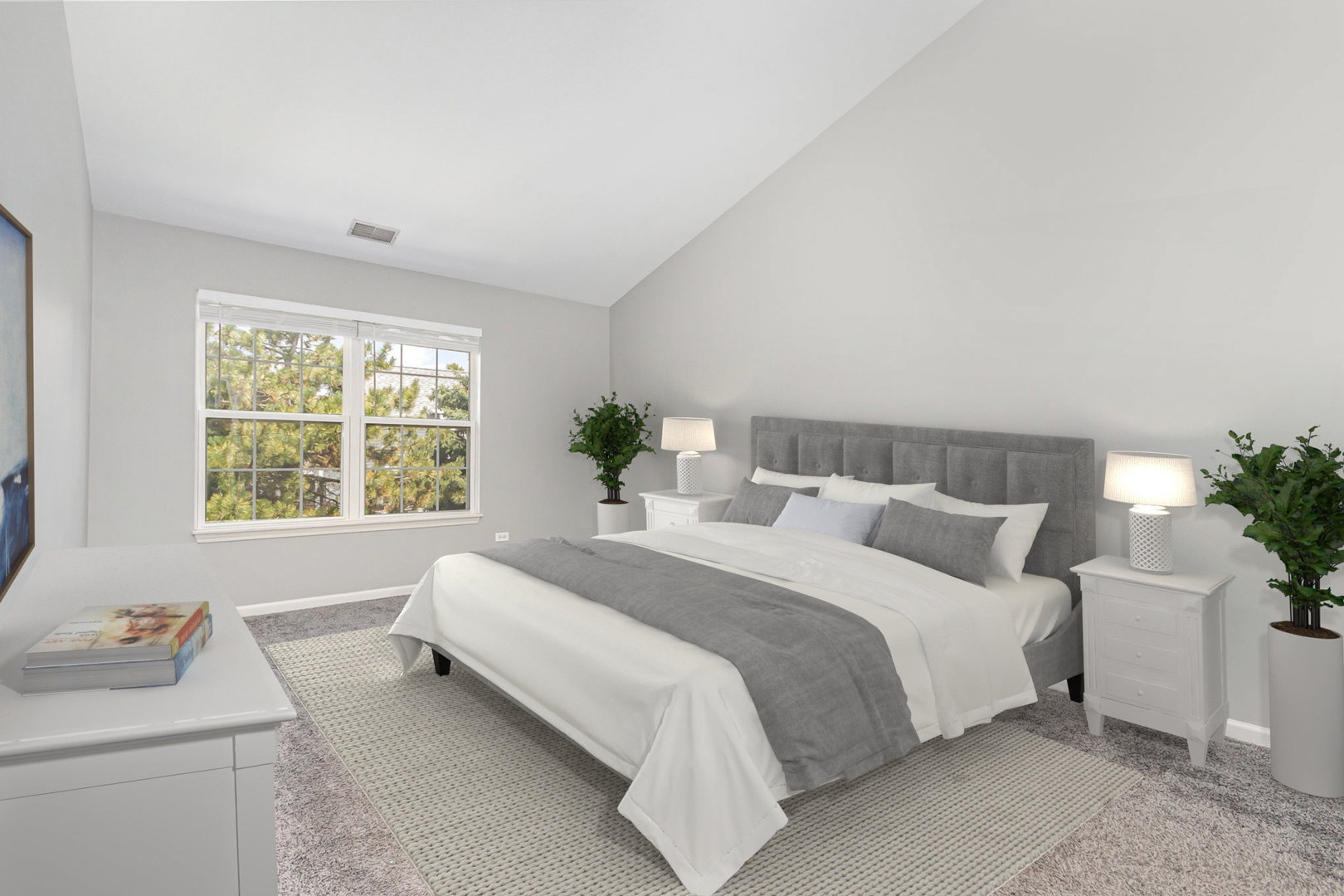 2211 Waterleaf Court, Unit 204 Naperville, IL 60564 - Photo 10 of 17 a spacious bedroom with a bed and a window