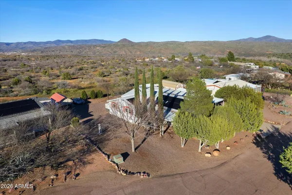a view of a lake with a mountain in the background