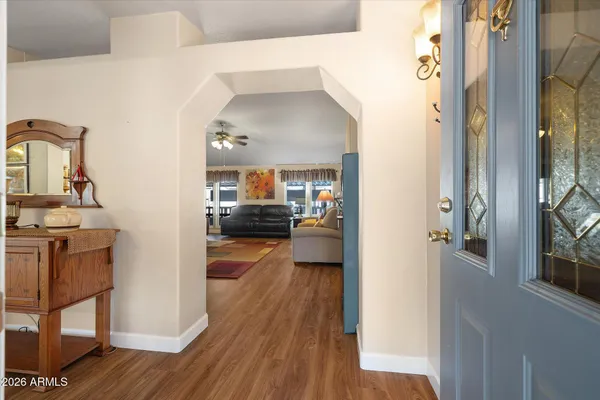 a view of a living room