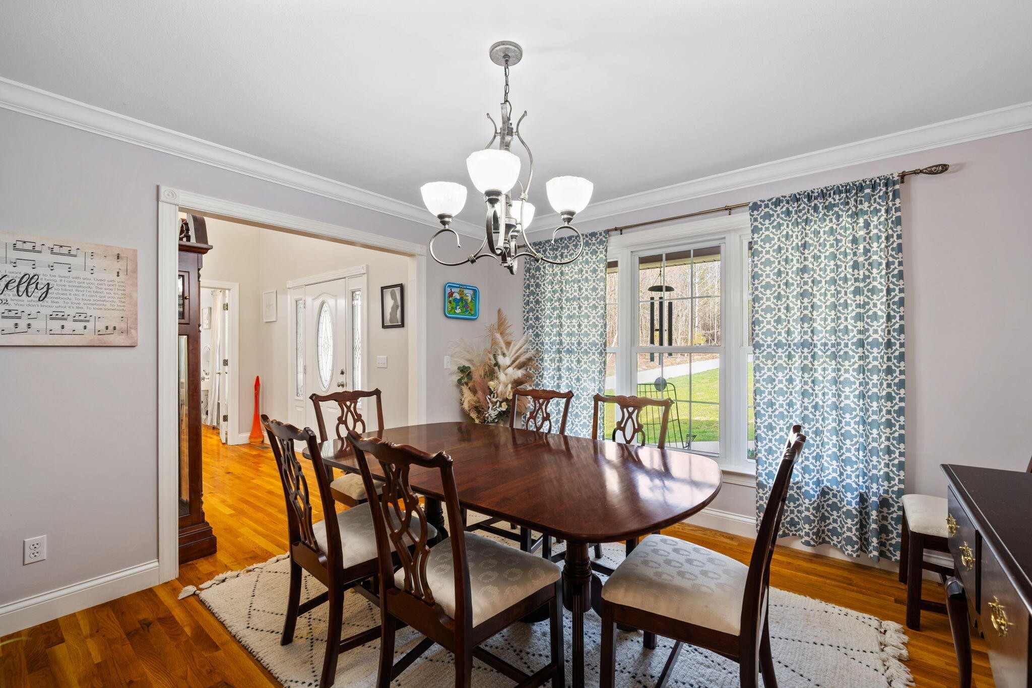 153 Nix Road Dunlap, TN 37327 - Photo 19 of 61 a view of a dining room with furniture and chandelier