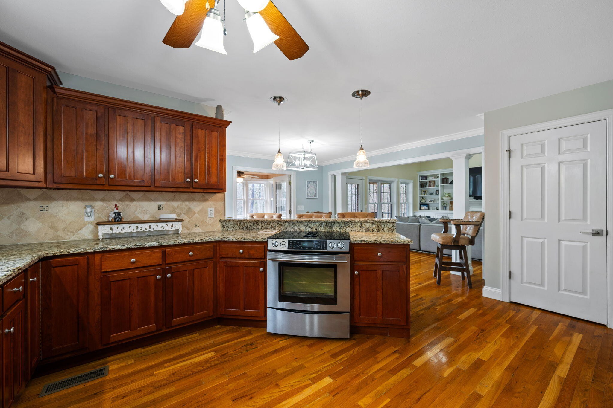 153 Nix Road Dunlap, TN 37327 - Photo 10 of 61 a kitchen with stainless steel appliances granite countertop a stove and a refrigerator