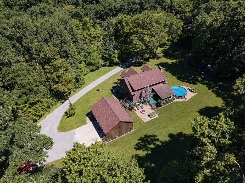 321 Westminster Road Sarver, PA 16055 - Photo 25 of 25 an aerial view of a house with a garden